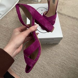 Magenta Steve Madden heels